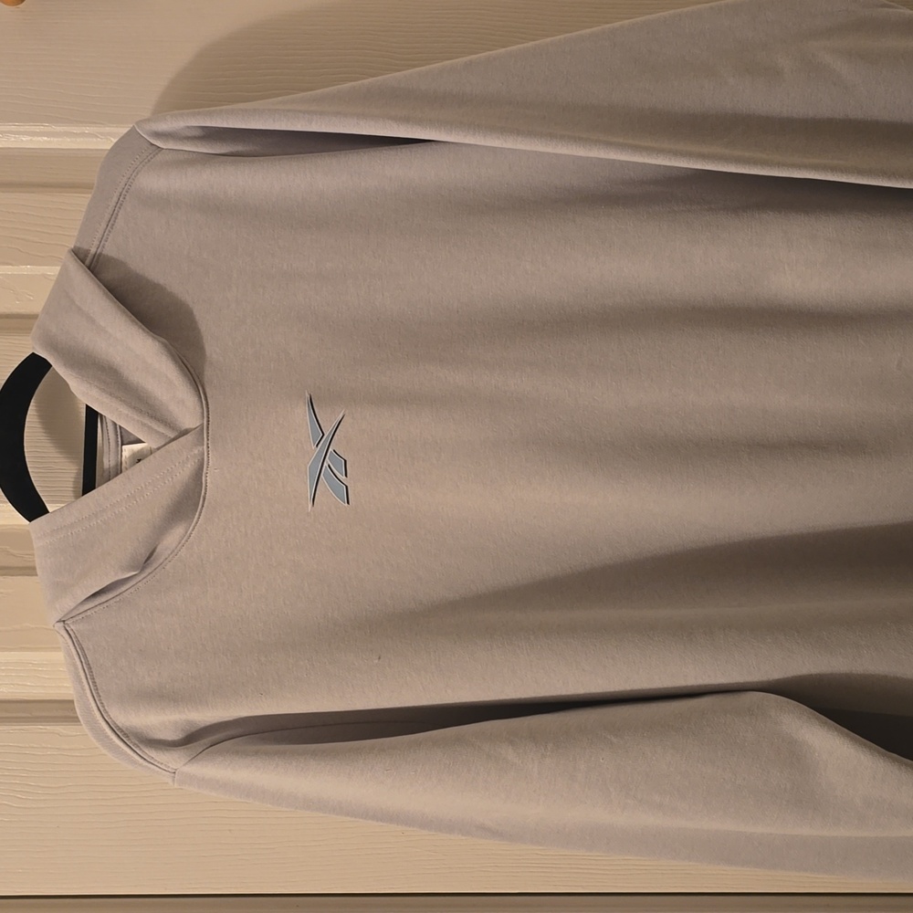 REEBOK SIGNATURE BRAND WOMEN'S GRAY PULLOVER HOODIE SIZE XL